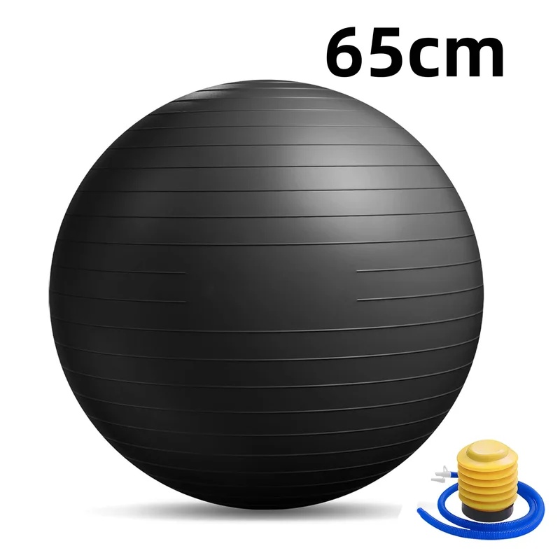 Pilates Yoga Ball Exercises - Balón de Yoga Antiexplosión con Bomba,