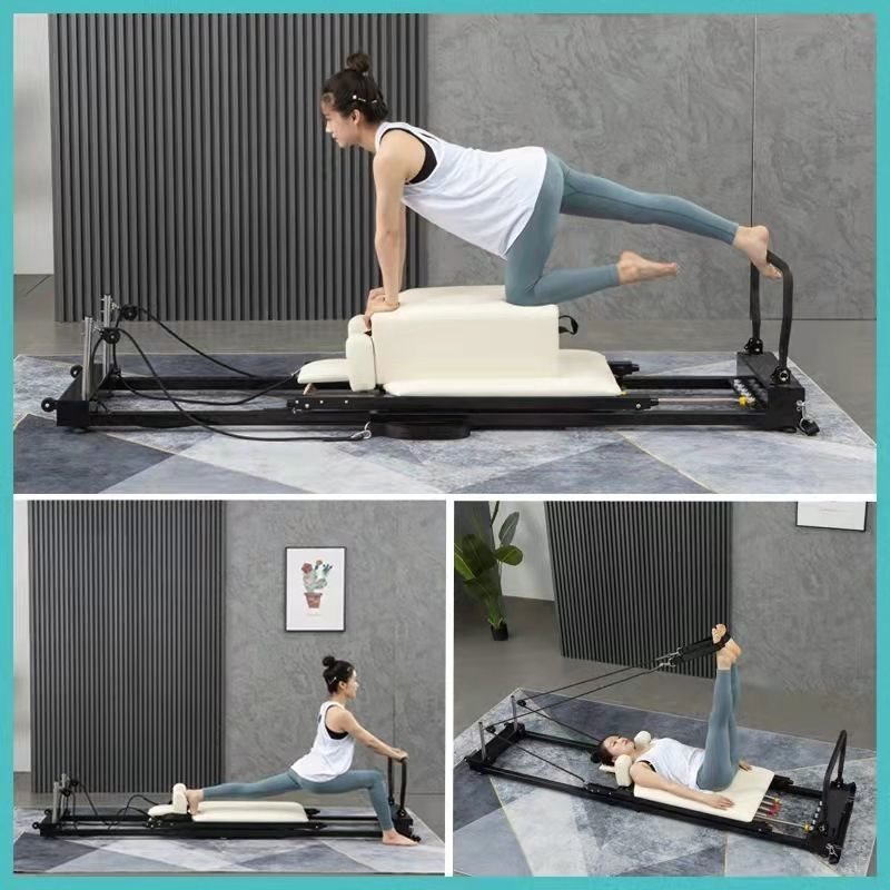 Pilates Yoga Exercises - Cama de Pilates Plegable para Ejercicios