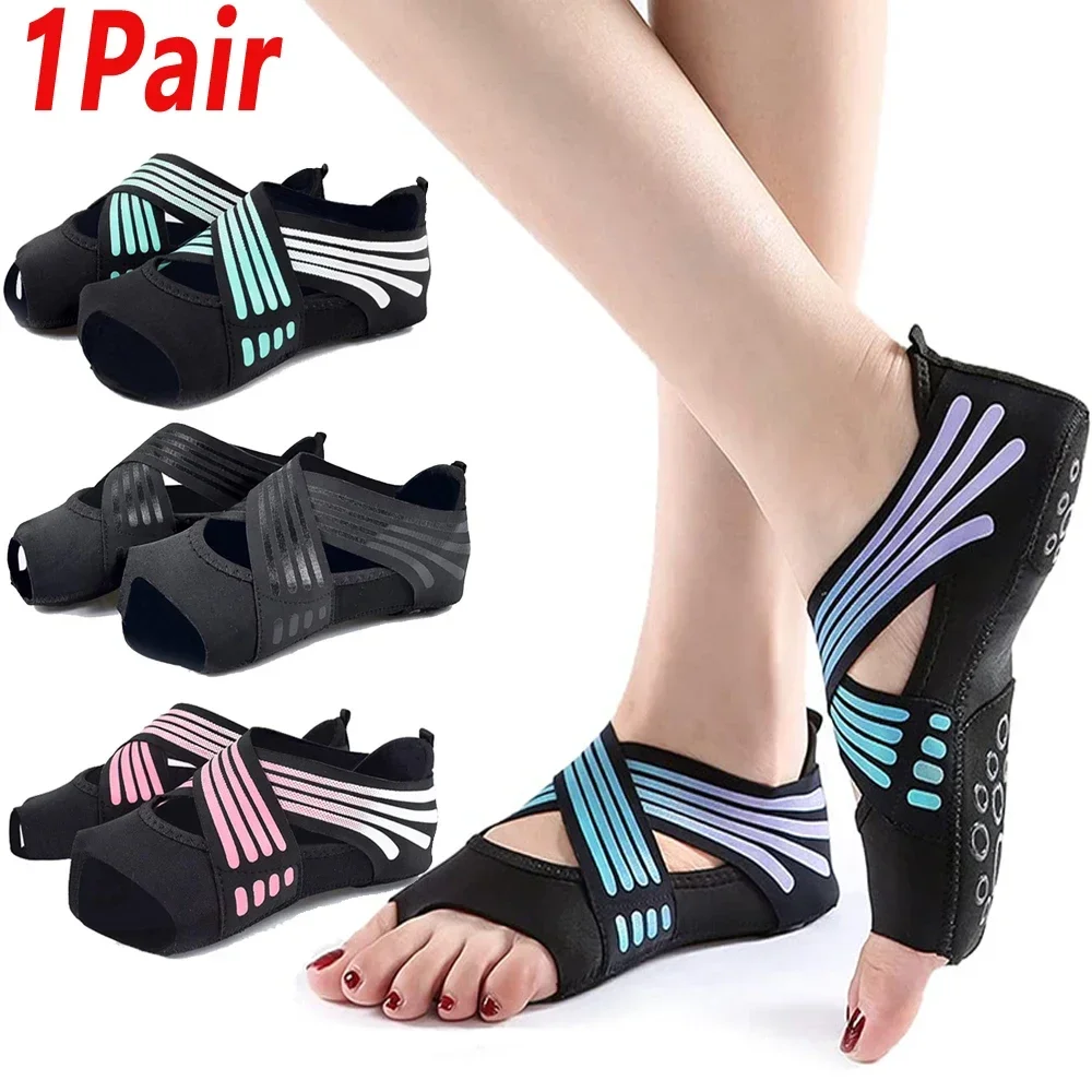 Pilates Yoga Gym - 1 Par de Zapatos Profesionales Antideslizantes