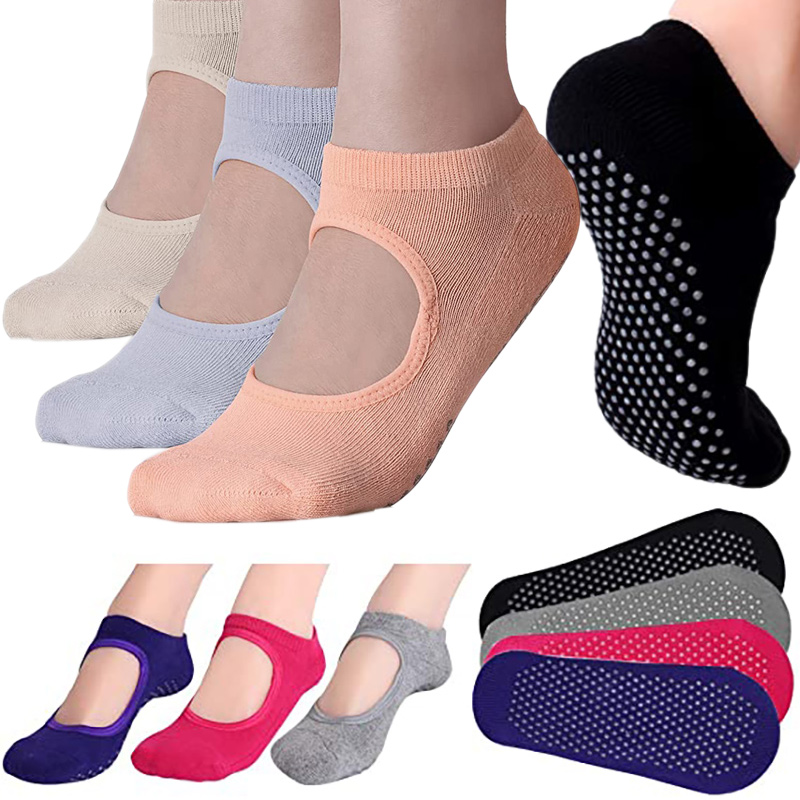 Pilates Yoga And Barre - Calcetines de yoga para mujer con