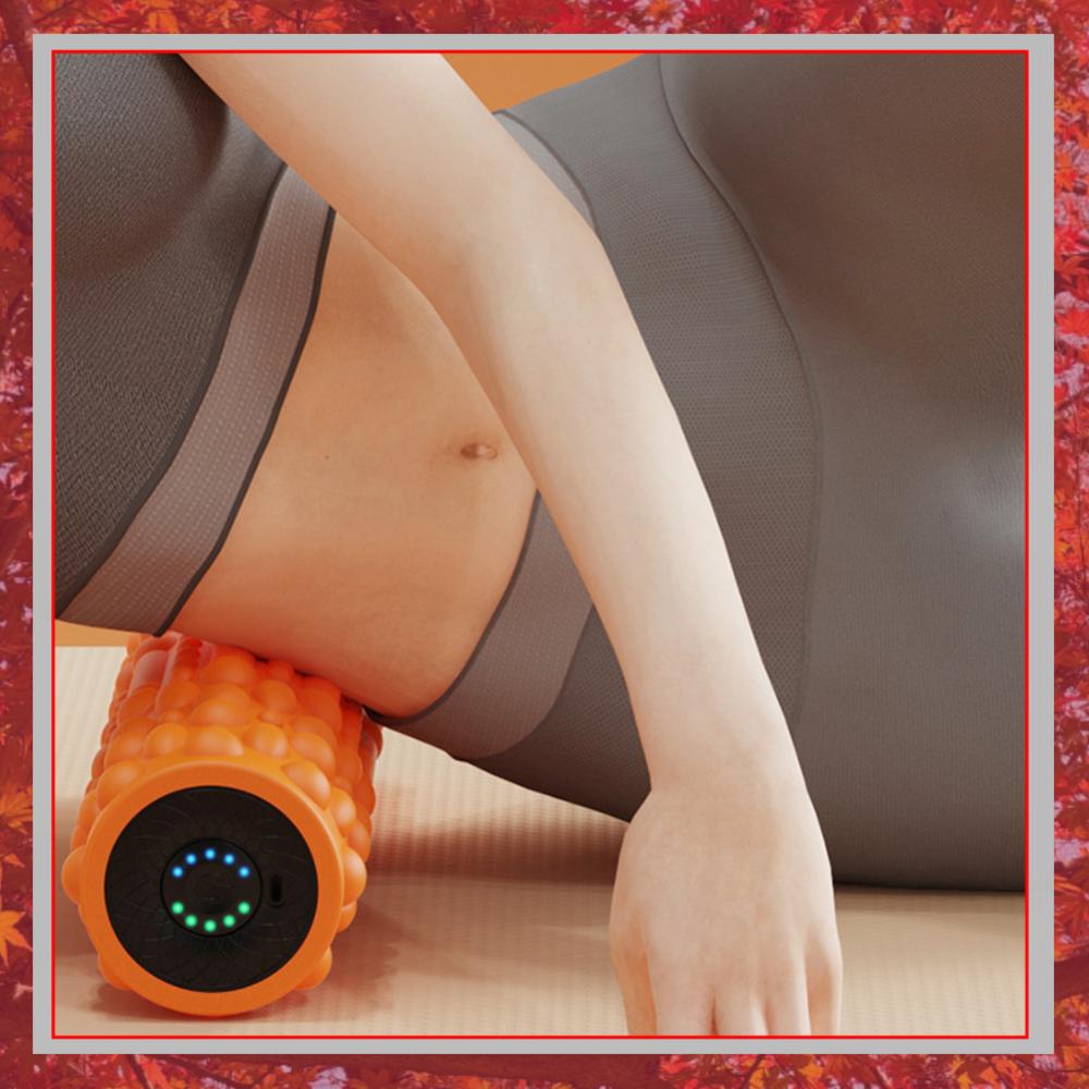 Pilates Yoga Exercises - Rodillo de Espuma Vibratorio Eléctrico para