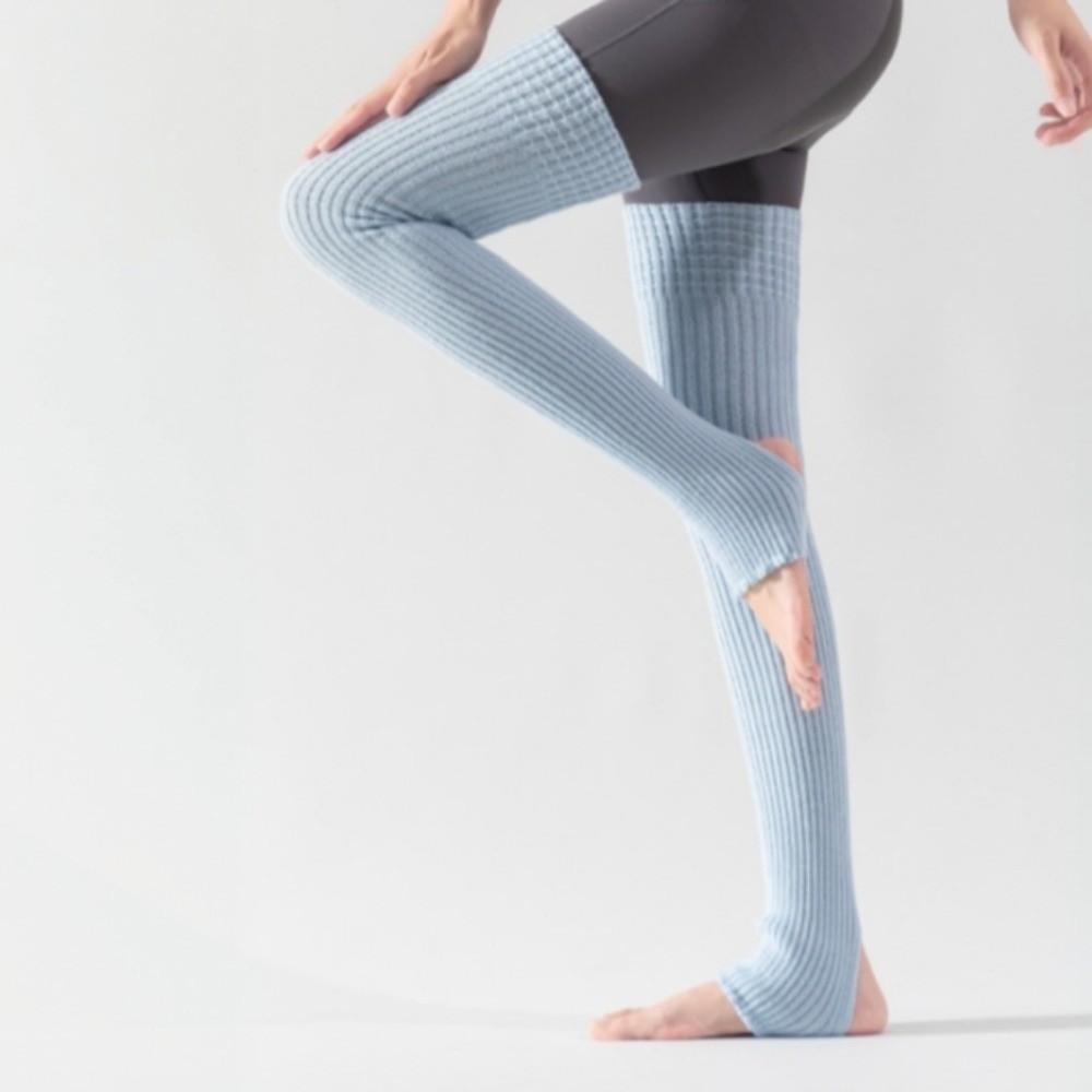 Pilates Yoga Footwear - Calentadores de piernas hasta la rodilla