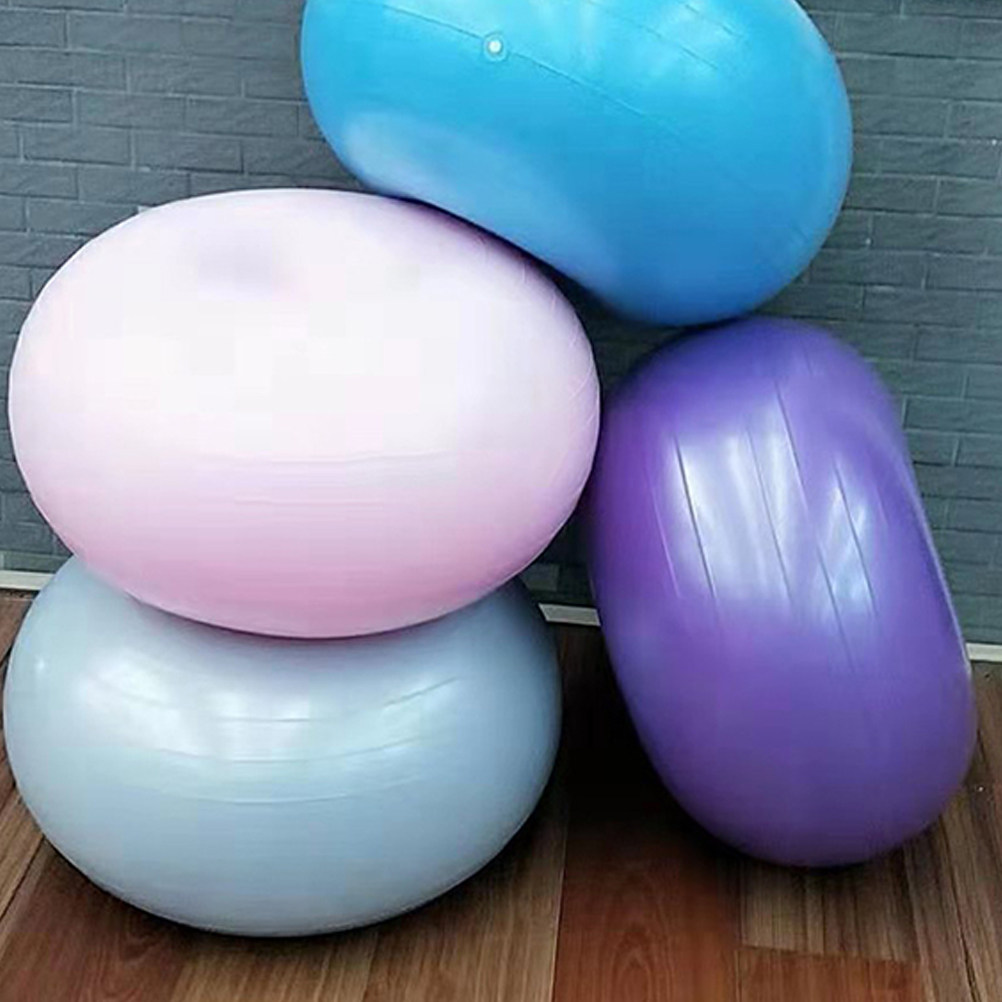 Pilates Yoga Ball Exercises - Balón de Yoga Azul a Prueba