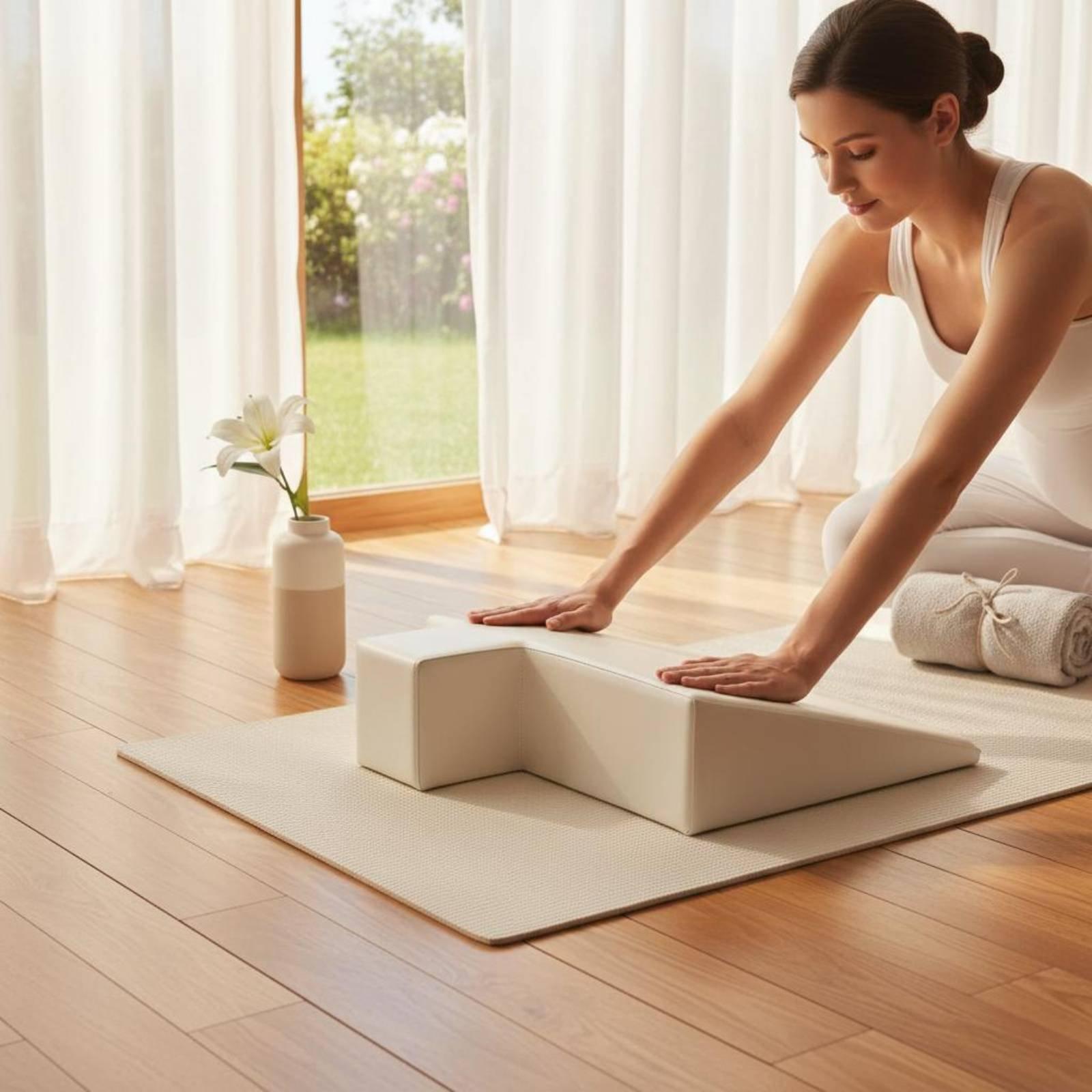 Pilates & Yoga Unleashed Studio Tuckahoe - Cojín de Soporte para Maternidad, Espuma