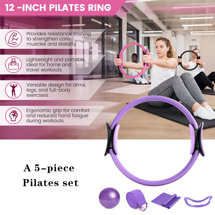 Kit básico de Pilates de cinco - Pilates Yoga Weight Loss reseña y precio
