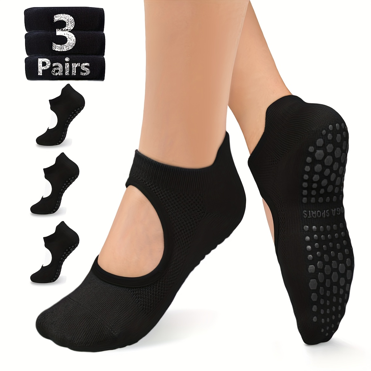 Calcetines antideslizantes par - Pilates Yoga And Barre reseña y precio