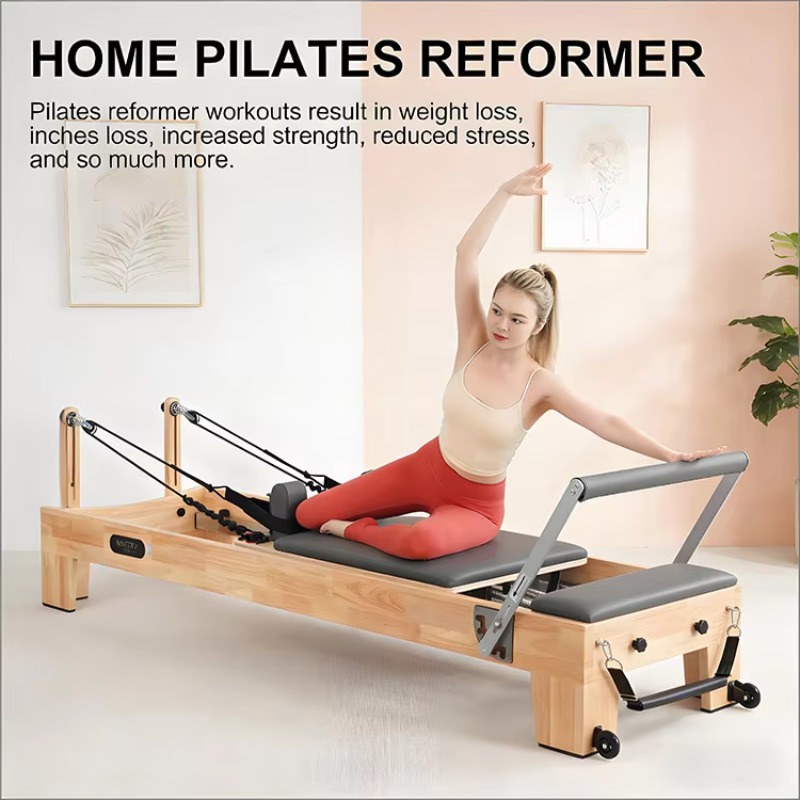Máquina de Pilates Reformer pa - Pilates Yoga Gym reseña y precio