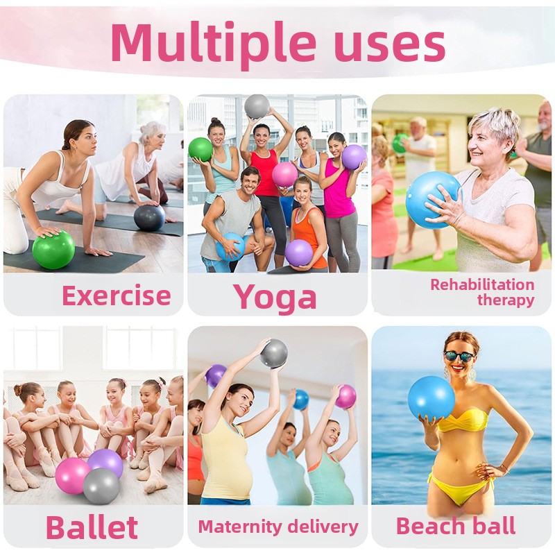 Mini pelota de ejercicio de PV - Pilates Yoga Ball Exercises reseña y precio