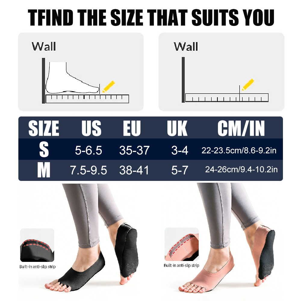 1 par de calcetines de yoga co - Pilates Yoga And Barre reseña y precio