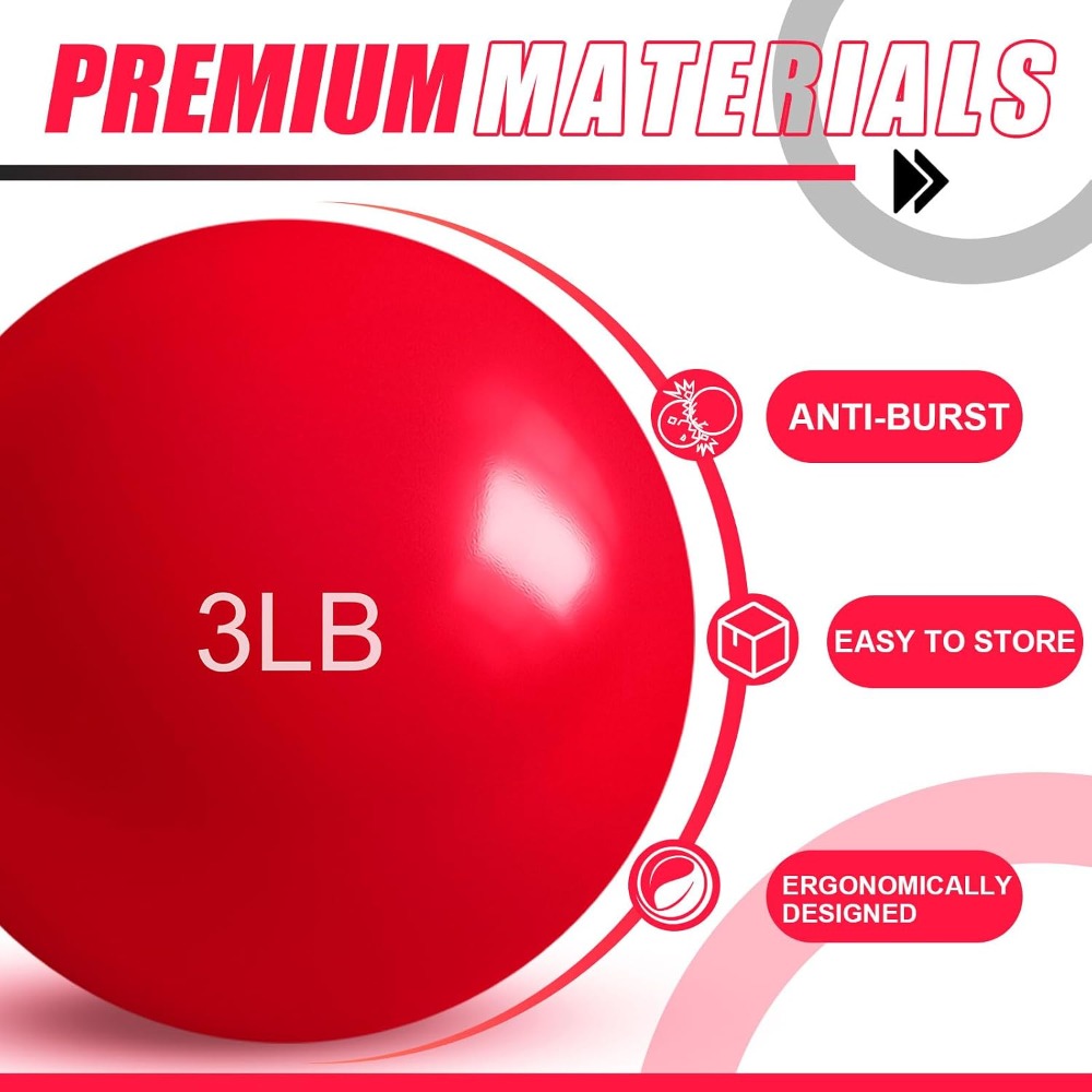Pelotas de Ejercicio con Peso  - Pilates Yoga Ball Exercises reseña y precio