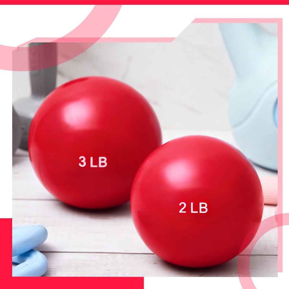 Pelotas de Ejercicio con Peso  - Pilates Yoga Ball Exercises reseña y precio