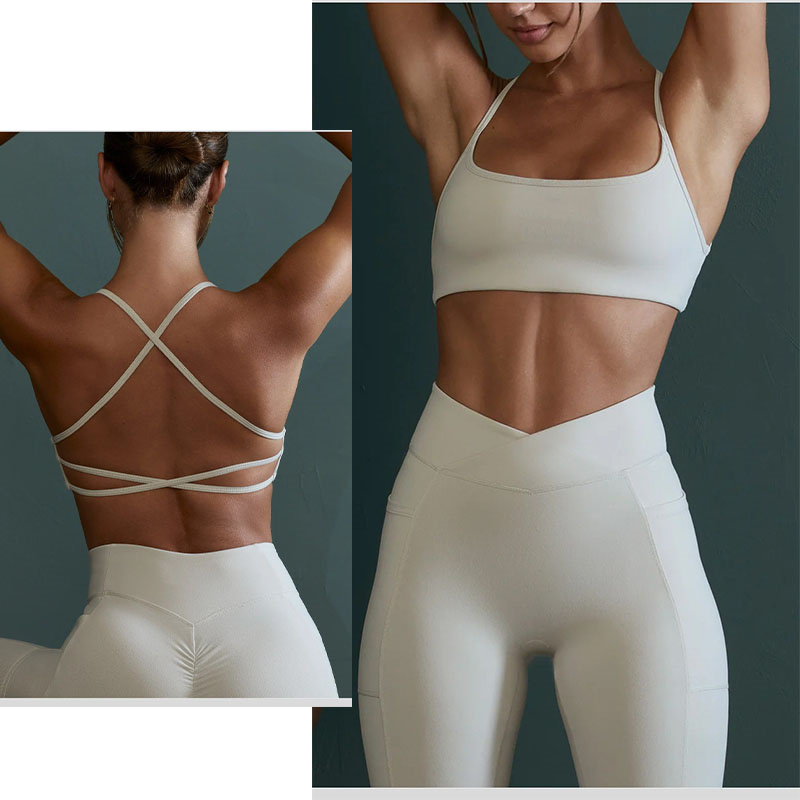 Aiithuug-Sujetador de Yoga con - Pilates Yoga Gym reseña y precio
