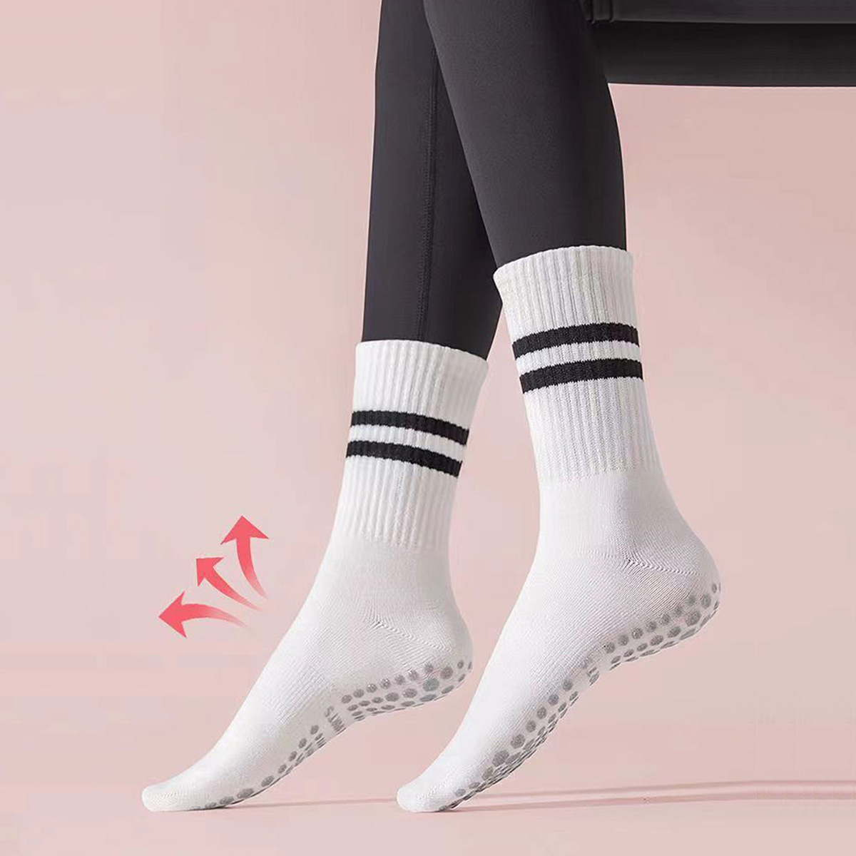 3 pares de calcetines largos d - Pilates Yoga And Barre reseña y precio