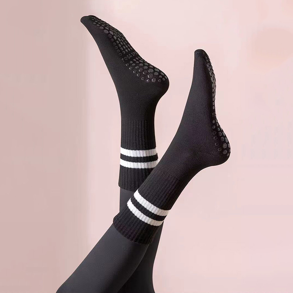 3 pares de calcetines largos d - Pilates Yoga And Barre reseña y precio