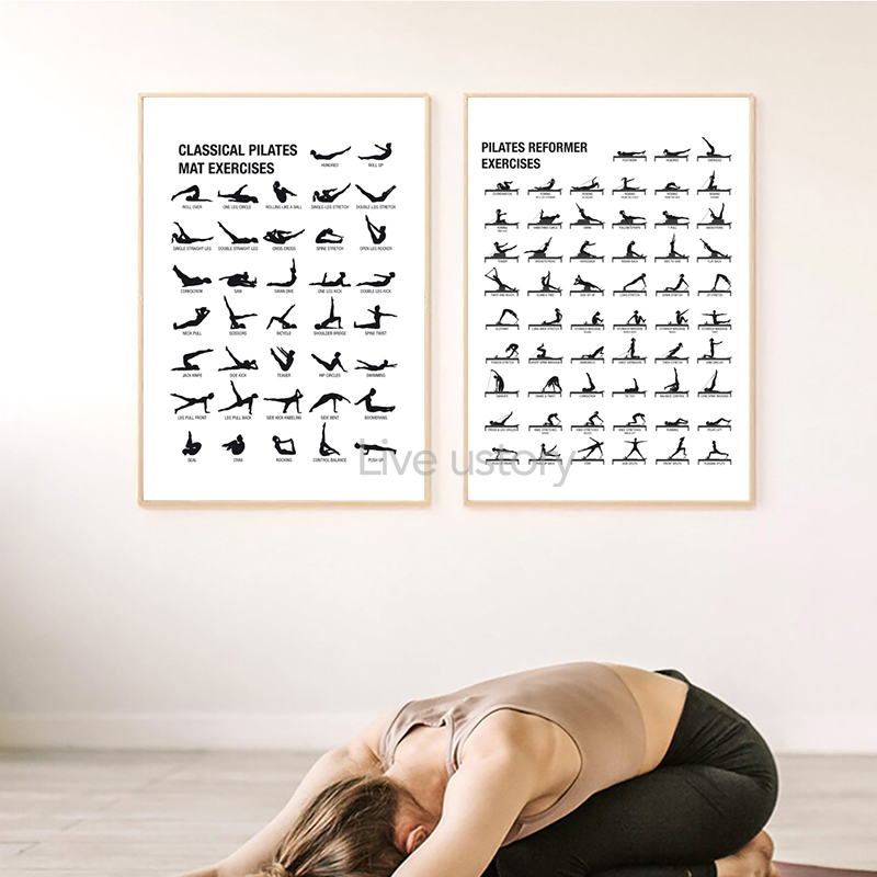 Póster de Lona sin Marco para  - Pilates Yoga Gym reseña y precio