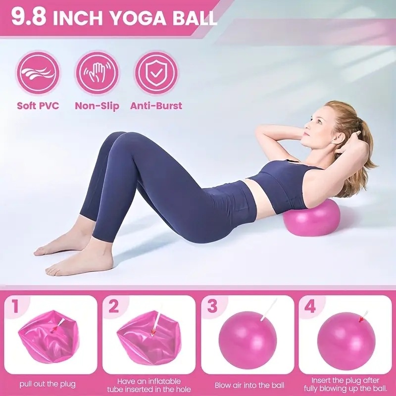 Juego de equipo de Pilates de  - Pilates Yoga Ball Exercises reseña y precio